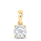 1/6CTW-DIA NK FASHION PENDANT